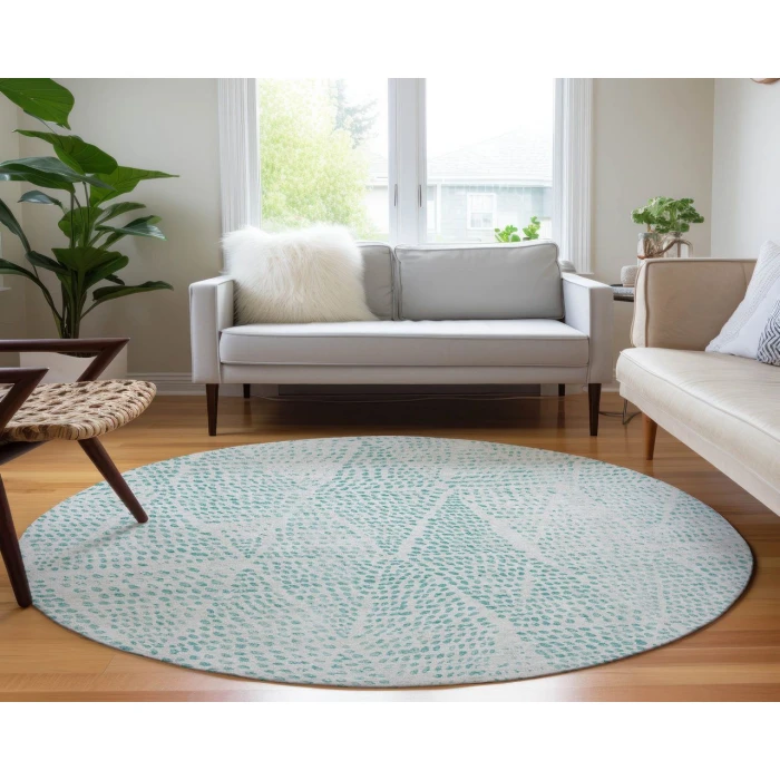 Chantille ACN591 Aqua 8' x 8' Rug