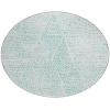 Addison Chantille ACN591 Aqua 8 ft. x 8 ft. Round Rug