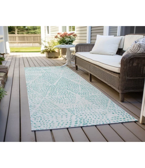 Chantille ACN591 Aqua 2'3" x 7'6" Rug