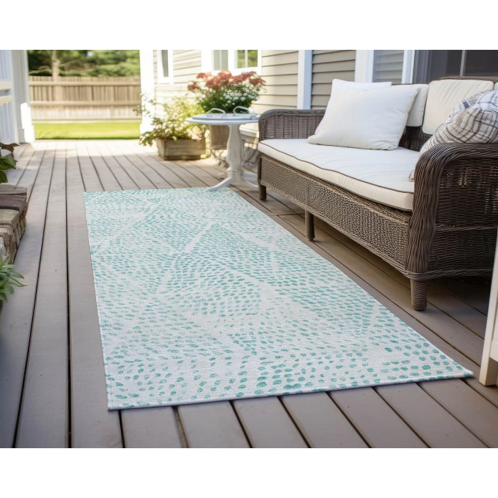 Chantille ACN591 Aqua 2'3" x 7'6" Rug