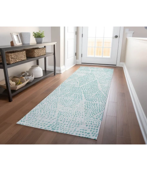 Chantille ACN591 Aqua 2'3" x 7'6" Rug