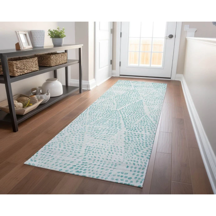 Chantille ACN591 Aqua 2'3" x 7'6" Rug