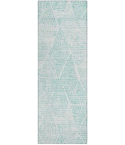 Addison Chantille ACN591 Aqua 2 ft. 3 in. x 7 ft. 6 in. Runner Rug