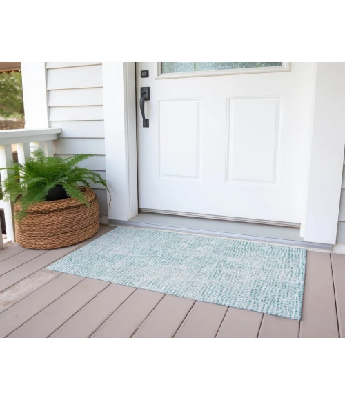 Chantille ACN591 Aqua 1'8" x 2'6" Rug