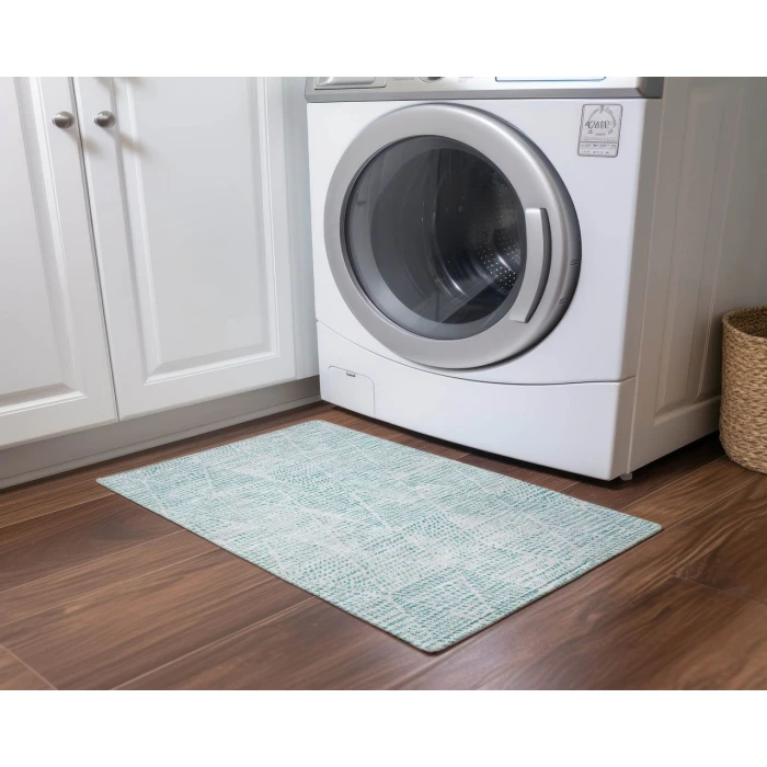 Chantille ACN591 Aqua 1'8" x 2'6" Rug
