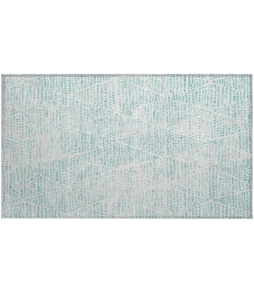 Chantille ACN591 Aqua 1'8" x 2'6" Rug
