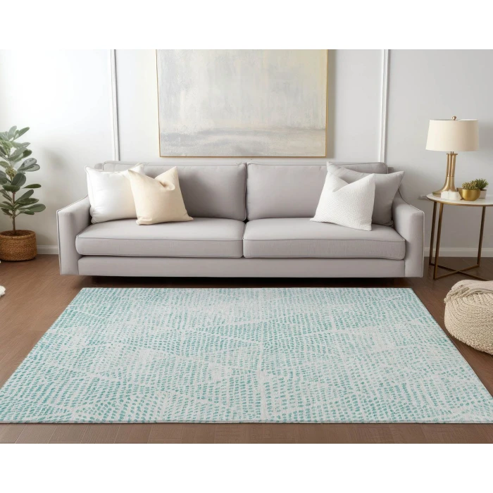Chantille ACN591 Aqua 10' x 14' Rug