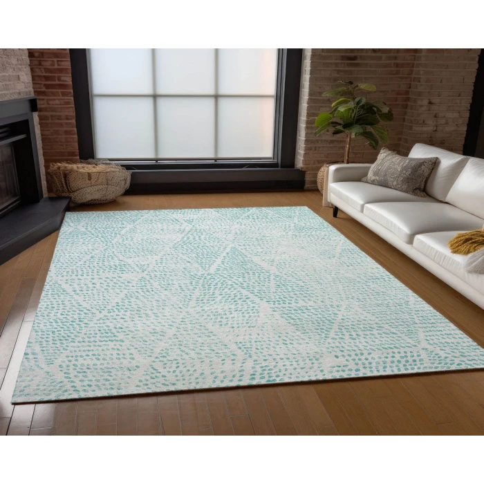 Chantille ACN591 Aqua 10' x 14' Rug