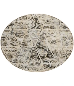 Addison Chantille ACN591 Beige 8 ft. x 8 ft. Round Rug