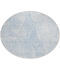 Addison Chantille ACN591 Denim 8 ft. x 8 ft. Round Rug