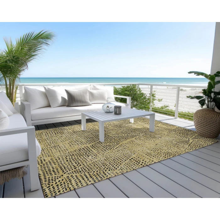 Chantille ACN591 Gold 10' x 14' Rug