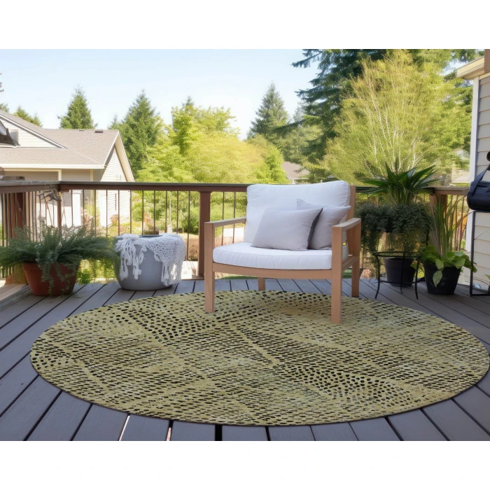 Chantille ACN591 Gold 8' x 8' Rug