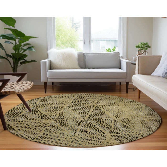 Chantille ACN591 Gold 8' x 8' Rug