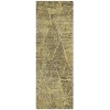 Addison Chantille ACN591 Gold 2 ft. 3 in. x 7 ft. 6 in. Runner Rug
