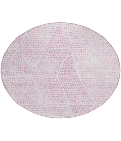 Addison Chantille ACN591 Pink 8 ft. x 8 ft. Round Rug