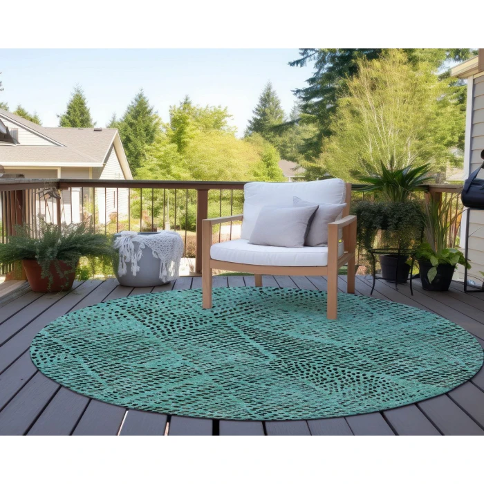 Chantille ACN591 Teal 8' x 8' Rug