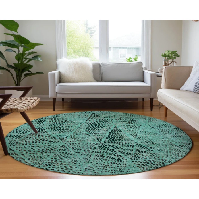 Chantille ACN591 Teal 8' x 8' Rug