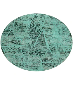 Addison Chantille ACN591 Teal 8 ft. x 8 ft. Round Rug