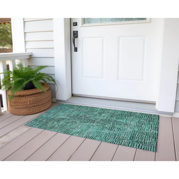 Chantille ACN591 Teal 1'8" x 2'6" Rug