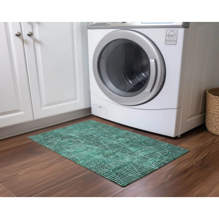 Chantille ACN591 Teal 1'8" x 2'6" Rug