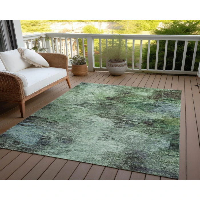 Chantille ACN592 Green 3' x 5' Rug