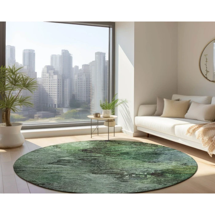 Chantille ACN592 Green 8' x 8' Rug
