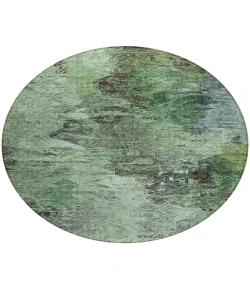 Addison Chantille ACN592 Green 8 ft. x 8 ft. Round Rug