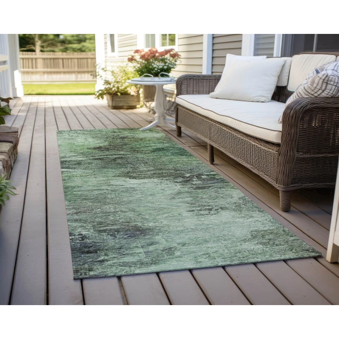 Chantille ACN592 Green 2'3" x 7'6" Rug