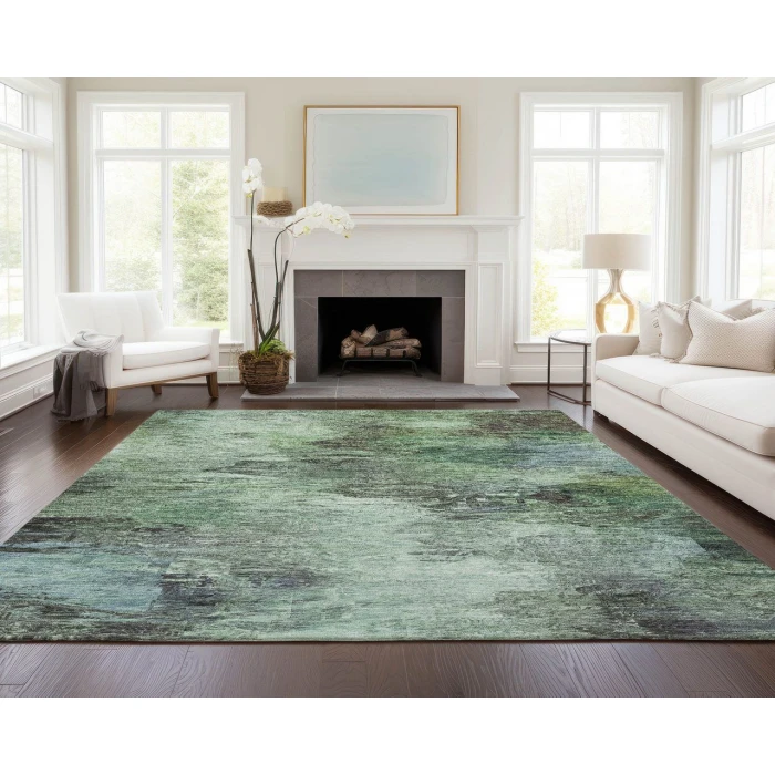 Chantille ACN592 Green 3' x 5' Rug