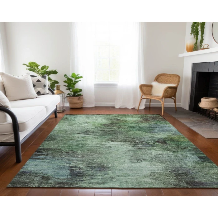 Chantille ACN592 Green 3' x 5' Rug