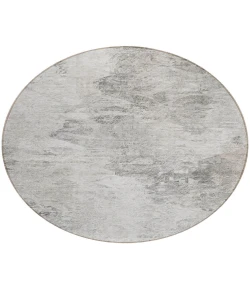 Addison Chantille ACN592 Silver 8 ft. x 8 ft. Round Rug