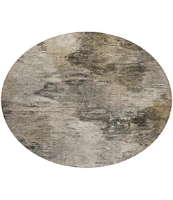 Addison Chantille ACN592 Taupe 8 ft. x 8 ft. Round Rug