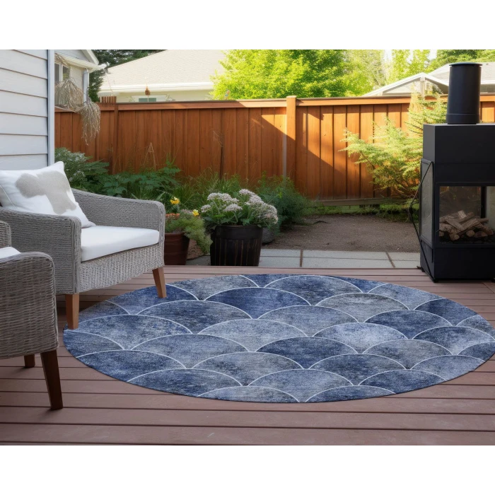 Chantille ACN594 Blue 8' x 8' Rug