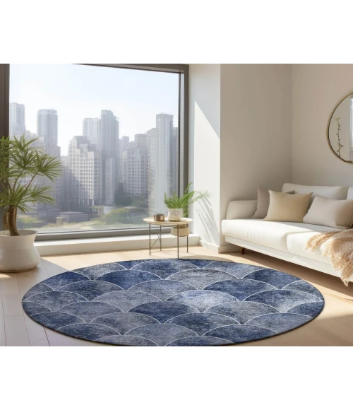 Chantille ACN594 Blue 8' x 8' Rug