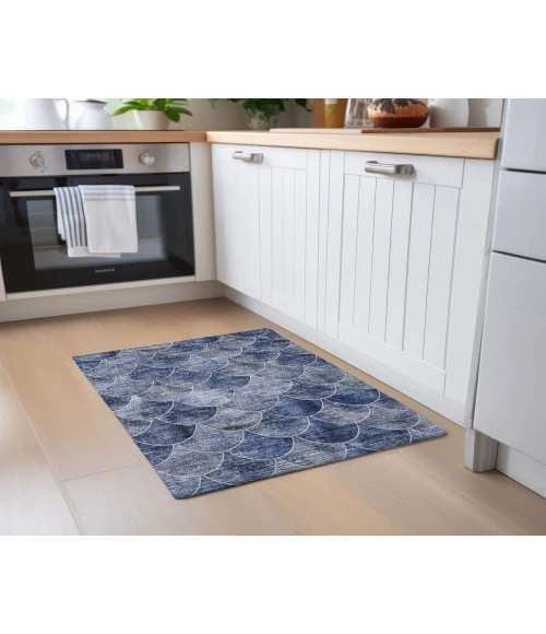 Chantille ACN594 Blue 1'8" x 2'6" Rug