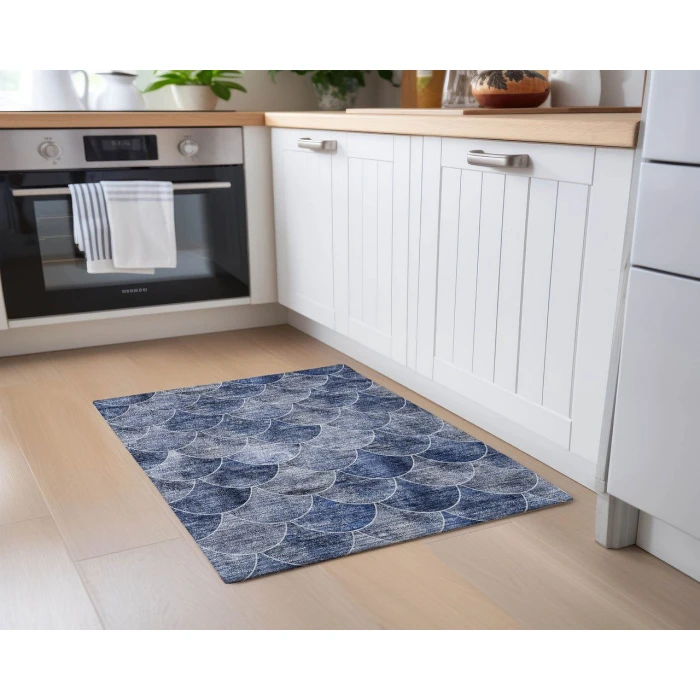 Chantille ACN594 Blue 1'8" x 2'6" Rug