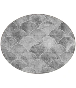 Addison Chantille ACN594 Gray 8 ft. x 8 ft. Round Rug