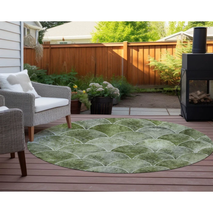 Chantille ACN594 Green 8' x 8' Rug