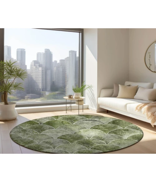 Chantille ACN594 Green 8' x 8' Rug