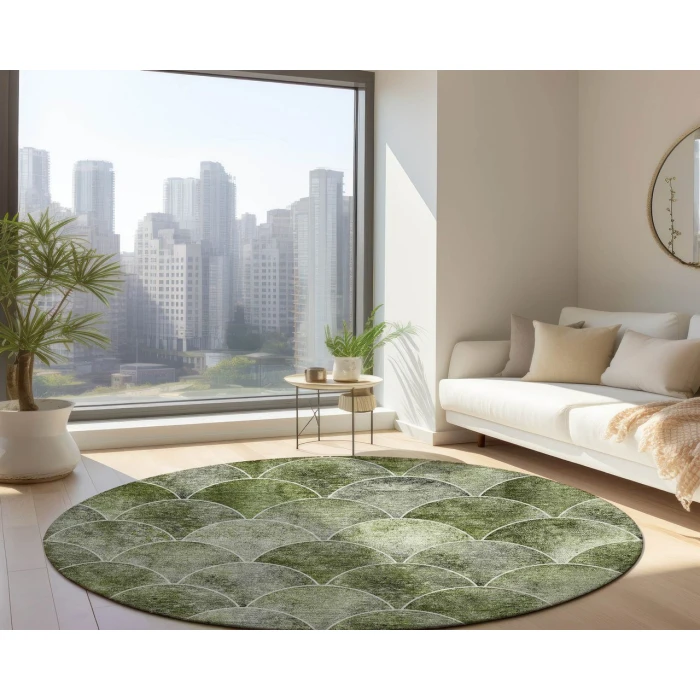 Chantille ACN594 Green 8' x 8' Rug