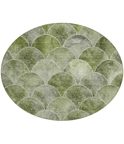 Addison Chantille ACN594 Green 8 ft. x 8 ft. Round Rug