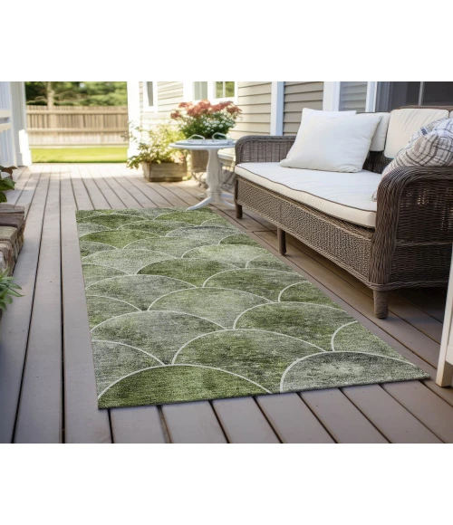 Chantille ACN594 Green 2'3" x 7'6" Rug