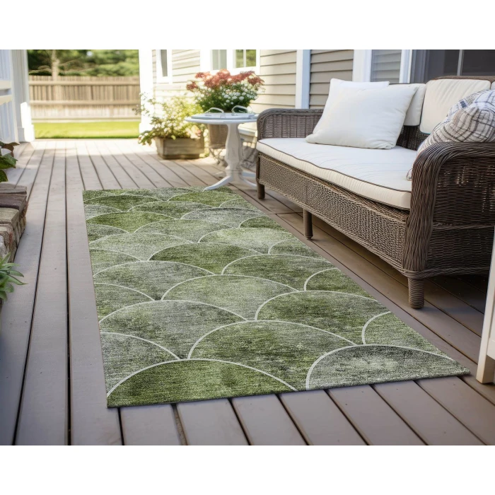 Chantille ACN594 Green 2'3" x 7'6" Rug