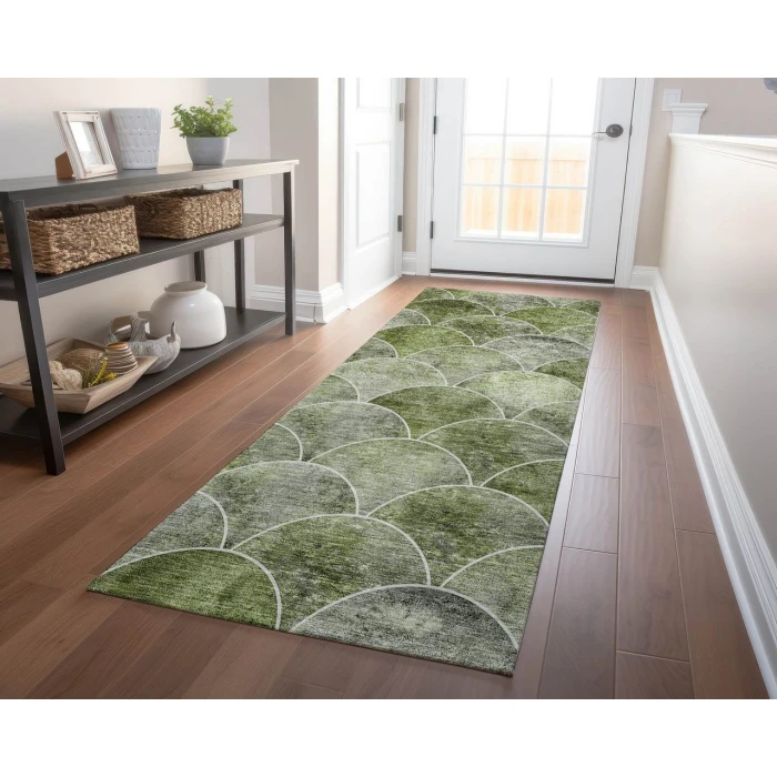 Chantille ACN594 Green 2'3" x 7'6" Rug