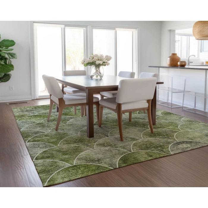 Chantille ACN594 Green 3' x 5' Rug