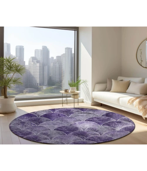 Chantille ACN594 Purple 8' x 8' Rug