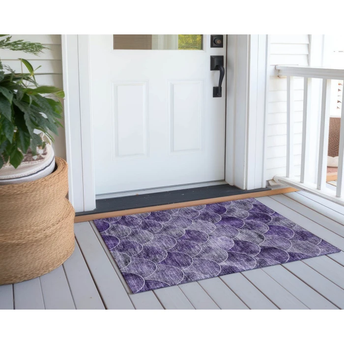 Chantille ACN594 Purple 1'8" x 2'6" Rug