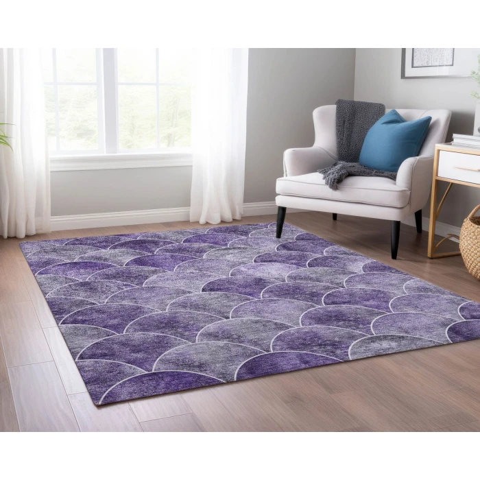 Chantille ACN594 Purple 2'6" x 3'10" Rug