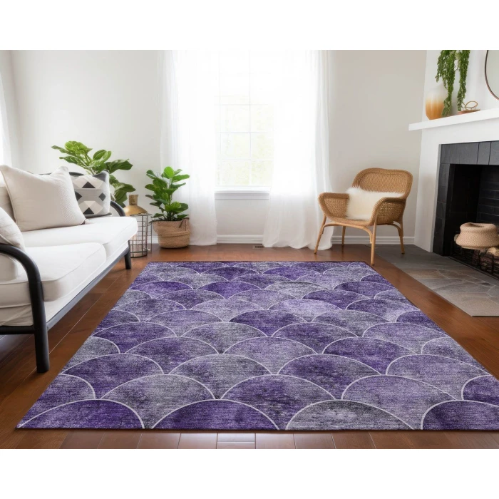 Chantille ACN594 Purple 2'6" x 3'10" Rug