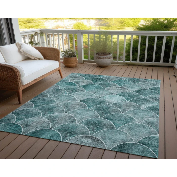 Chantille ACN594 Teal 9' x 12' Rug